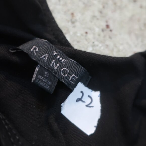 Womens The Range Black Braided Straps Scoop Neck Ribbed Jersey Midi Tank Dress S - Picture 15 of 15